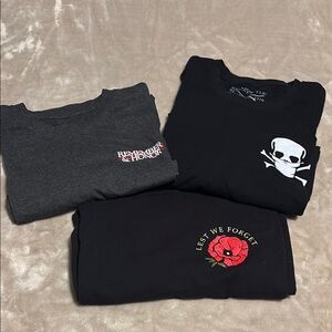 Grunt Style Black and Gray Short Sleeve Tees Edgy Graphic Designs